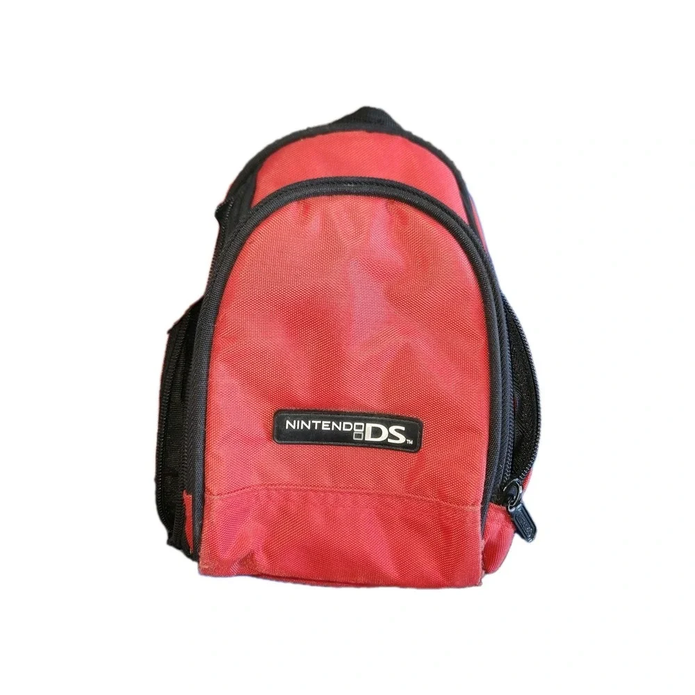 Nintendo 3DS‎ DSi Lite Backpack Carrying Case Red - Used & Cleaned
